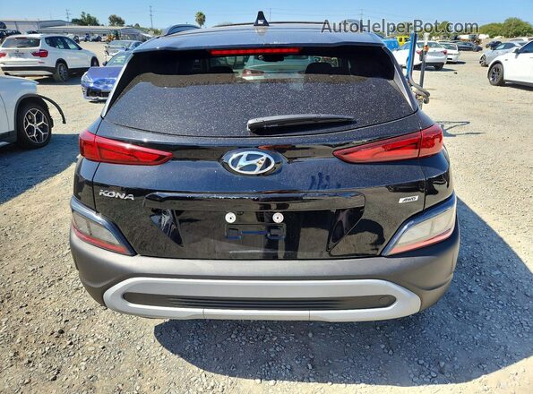 KM8K3CAB1PU997431 2023 HYUNDAI KONA Black Вид ззаду