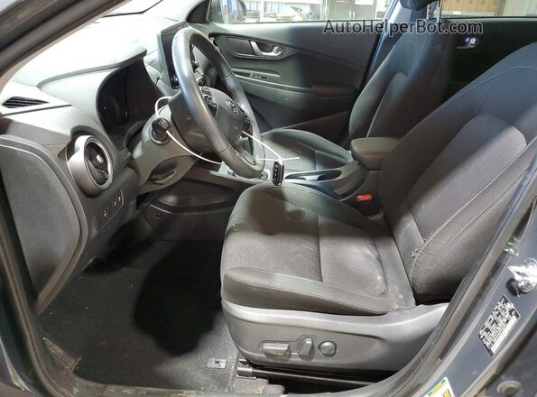 KM8K3CAB5PU052661 2023 HYUNDAI KONA Gray Widok wnętrza z przodu