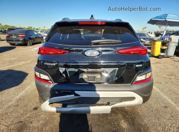KM8K3CAB5PU055835 2023 HYUNDAI KONA Black Widok z tyłu