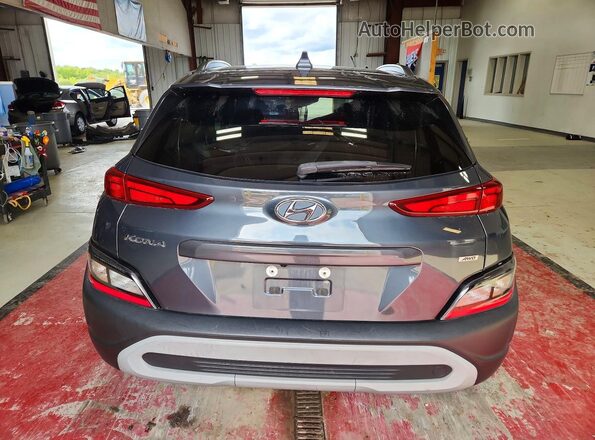 KM8K3CAB6NU857050 2022 HYUNDAI KONA Gray Հետևի տեսք