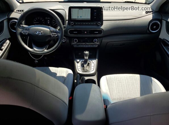 KM8K3CAB8PU012445 2023 HYUNDAI KONA Gray Vista del salpicadero