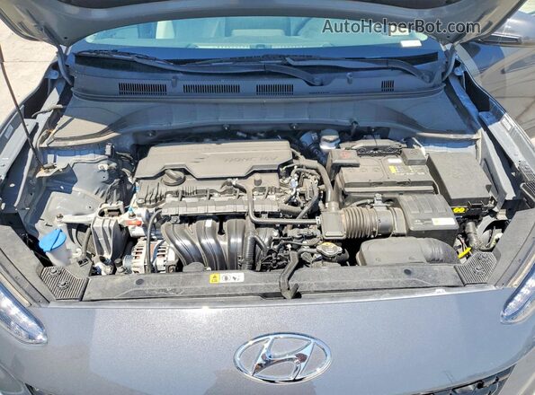 KM8K3CAB8PU012445 2023 HYUNDAI KONA Gray Vista interior trasera
