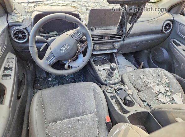 KM8K53A30PU042266 2023 HYUNDAI KONA Белый Вид панели приборов