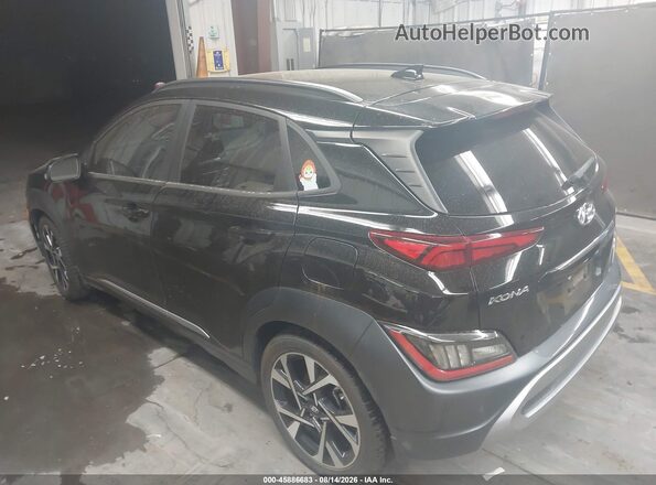 KM8K53A37NU845685 2022 HYUNDAI KONA Черный Задняя левая четверть