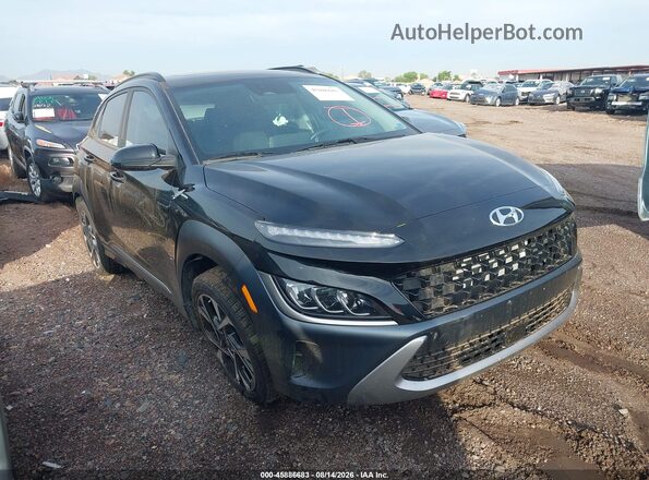 KM8K53A37NU845685 2022 HYUNDAI KONA Черный Вид спереди
