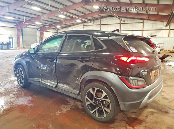 KM8K53A39NU818858 2022 HYUNDAI KONA Black Հետևի ձախ