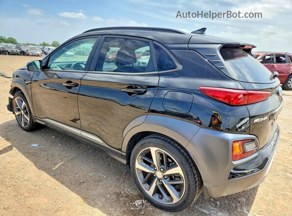 KM8K53A51MU628309 2021 HYUNDAI KONA Black Tył lewy