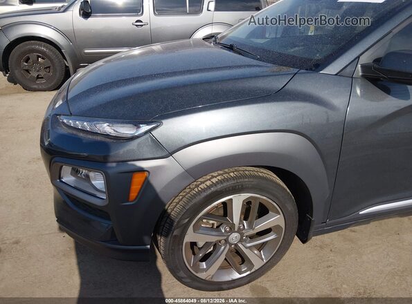 KM8K53A52MU670035 2021 HYUNDAI KONA Gray Вид спереду