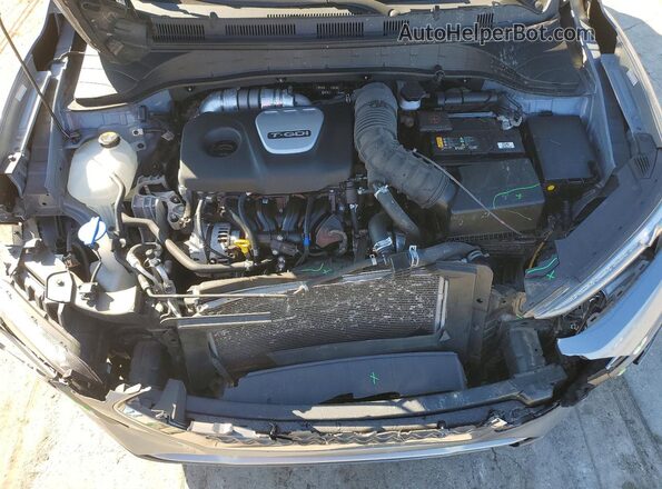 KM8K53A55JU067463 2018 HYUNDAI KONA Gray ძრავის განყოფილების ხედი