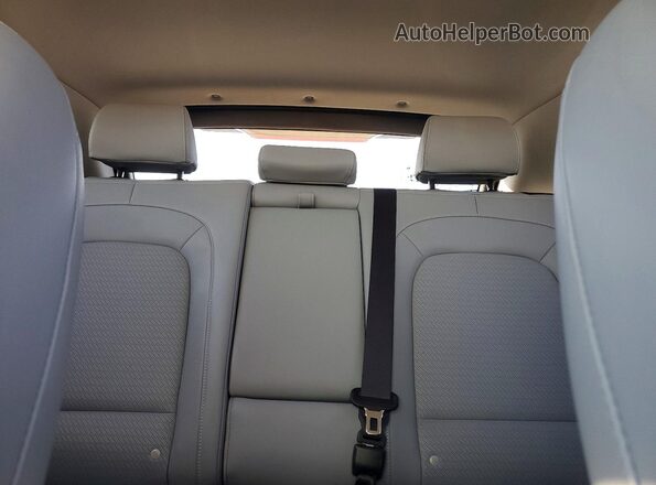 KM8K53A55JU067463 2018 HYUNDAI KONA Gray უკანა სავარძლების ხედი