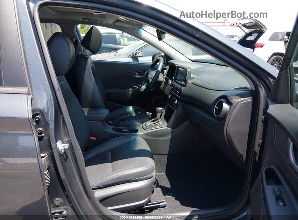 KM8K53A56LU532240 2020 HYUNDAI KONA Gray Widok wnętrza z przodu