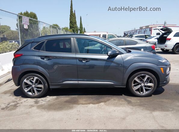 KM8K53A56LU532240 2020 HYUNDAI KONA Gray Widok wnętrza z tyłu