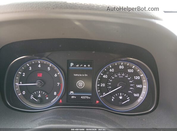 KM8K53A56LU532240 2020 HYUNDAI KONA Gray Widok tylnych siedzeń