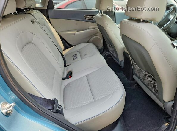 KM8K53AG3MU106024 2021 HYUNDAI KONA Blue Вид задніх сидінь