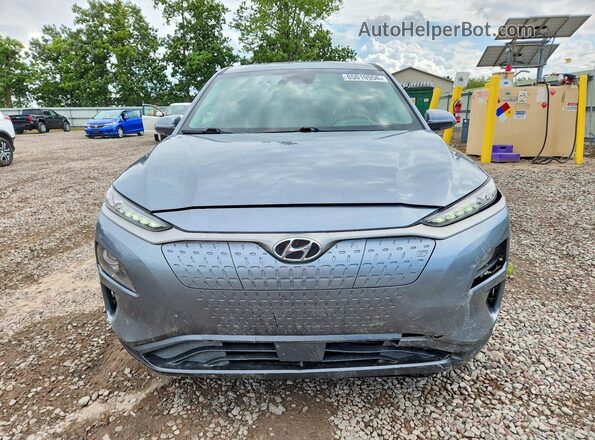 KM8K53AG4KU035512 2019 HYUNDAI KONA Gray Widok z przodu