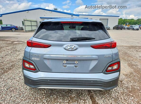 KM8K53AG4KU035512 2019 HYUNDAI KONA Gray Widok z tyłu