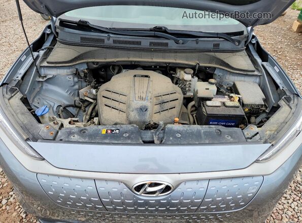 KM8K53AG4KU035512 2019 HYUNDAI KONA Gray Widok wnętrza z tyłu