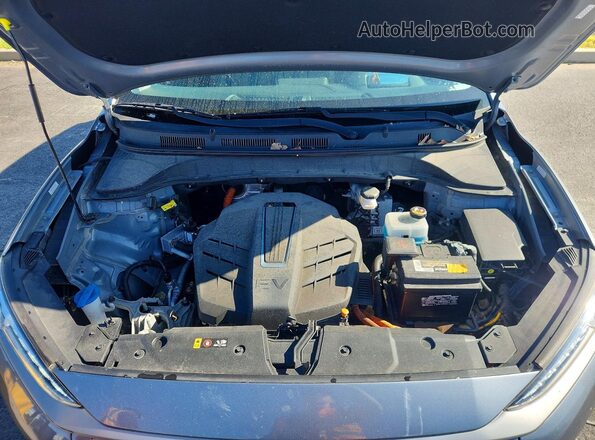 KM8K53AG6MU127501 2021 HYUNDAI KONA Gray Vista del compartimento del motor