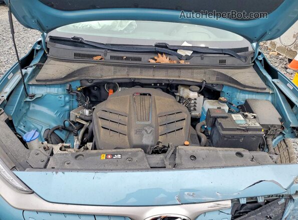 KM8K53AG7LU067887 2020 HYUNDAI KONA Turquoise Vista del compartimento del motor