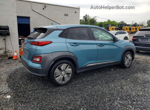 KM8K53AG7LU067887 2020 HYUNDAI KONA Turquoise Trasero derecho
