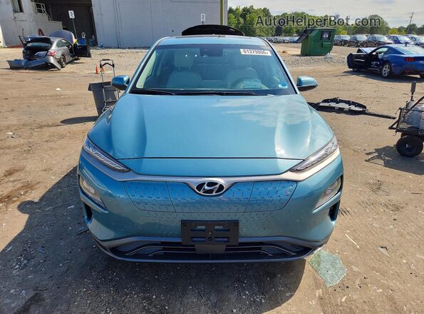 KM8K53AGXMU098228 2021 HYUNDAI KONA Turquoise Vista frontal