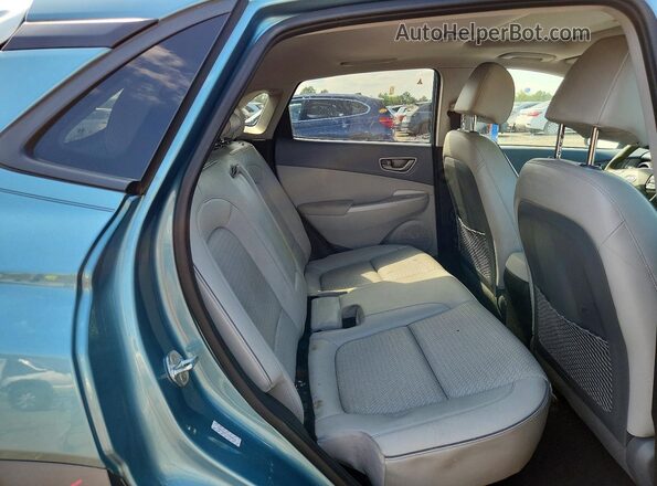 KM8K53AGXMU098228 2021 HYUNDAI KONA Turquoise Vista interior trasera