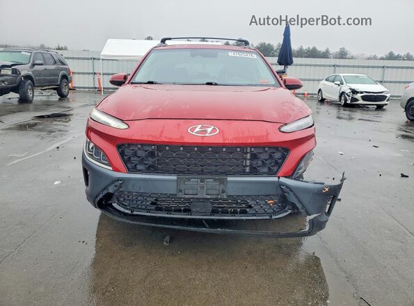 KM8K5CA31PU945574 2023 HYUNDAI KONA Red Vista frontal