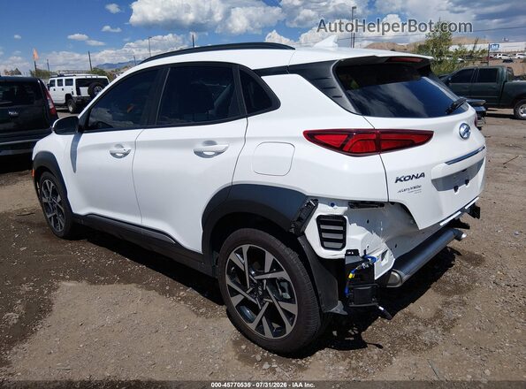 KM8K5CA34PU045705 2023 HYUNDAI KONA White Задня ліва чверть