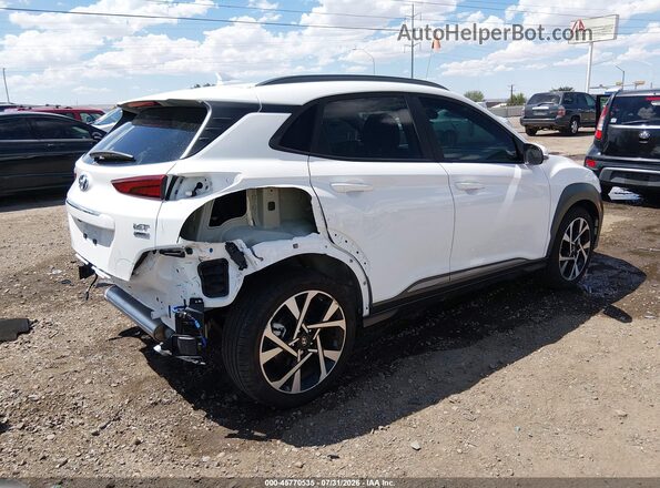 KM8K5CA34PU045705 2023 HYUNDAI KONA White Задня права чверть