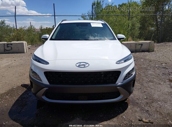 KM8K5CA34PU045705 2023 HYUNDAI KONA White Вид щитка приладів
