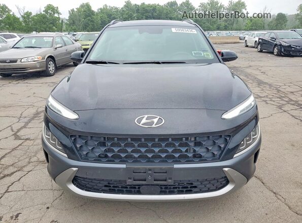 KM8K5CA39PU005359 2023 HYUNDAI KONA Black Вид спереду