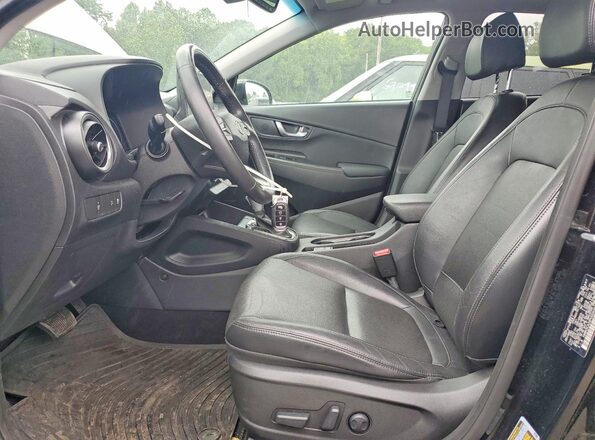 KM8K5CA39PU005359 2023 HYUNDAI KONA Black Вид салону спереду