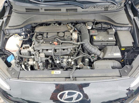 KM8K5CA39PU005359 2023 HYUNDAI KONA Black Вид підкапотного простору