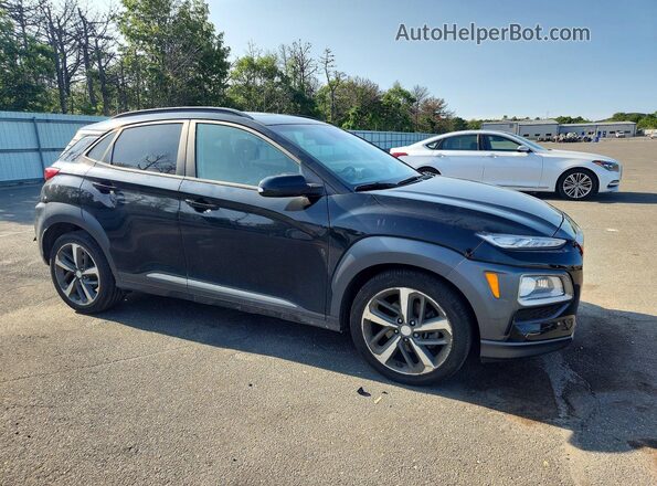 KM8K5CA50LU497839 2020 HYUNDAI KONA Black წინა მარჯვენა