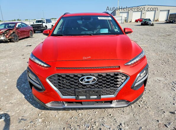 KM8K5CA50LU569056 2020 HYUNDAI KONA Orange Widok z przodu