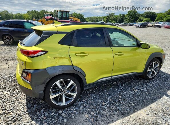 KM8K5CA51KU374226 2019 HYUNDAI KONA Зеленый Задняя правая четверть