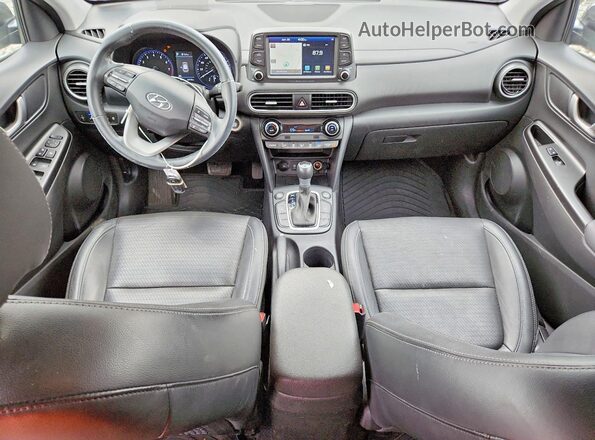 KM8K5CA54LU497844 2020 HYUNDAI KONA Black Առջևի վահանակի տեսք