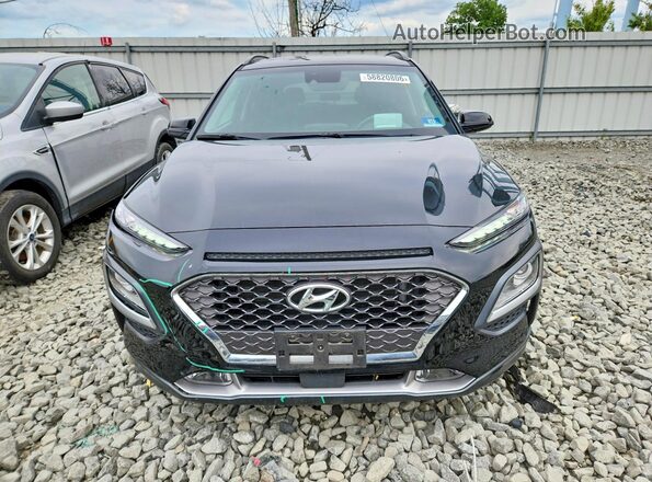 KM8K5CA54LU497844 2020 HYUNDAI KONA Black Դիմացի տեսք