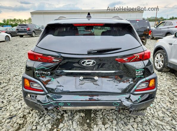 KM8K5CA54LU497844 2020 HYUNDAI KONA Black Հետևի տեսք