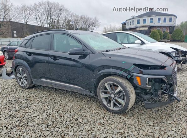 KM8K5CA54LU514447 2020 HYUNDAI KONA Black Передня права чверть
