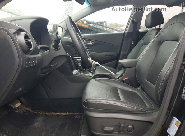 KM8K5CA54LU514447 2020 HYUNDAI KONA Black Вид салону спереду