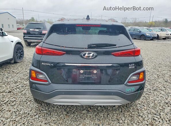 KM8K5CA54LU514447 2020 HYUNDAI KONA Black Вид ззаду