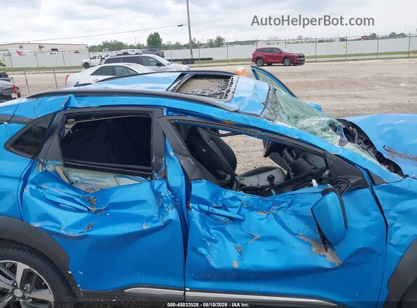 KM8K5CA56JU064653 2018 HYUNDAI KONA Blue 
