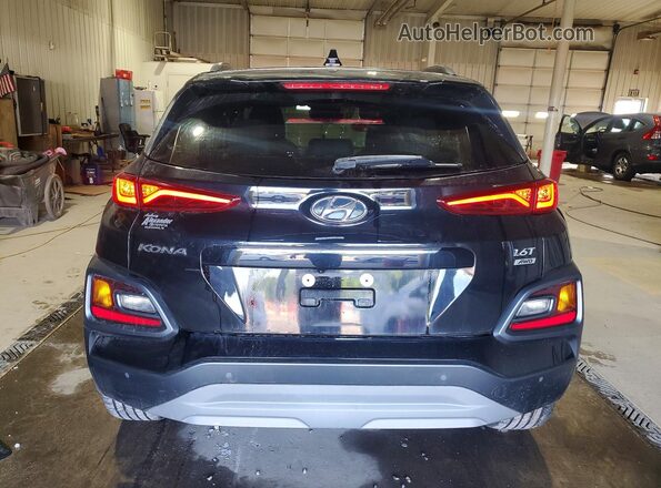 KM8K5CA57LU469326 2020 HYUNDAI KONA Black Rear view