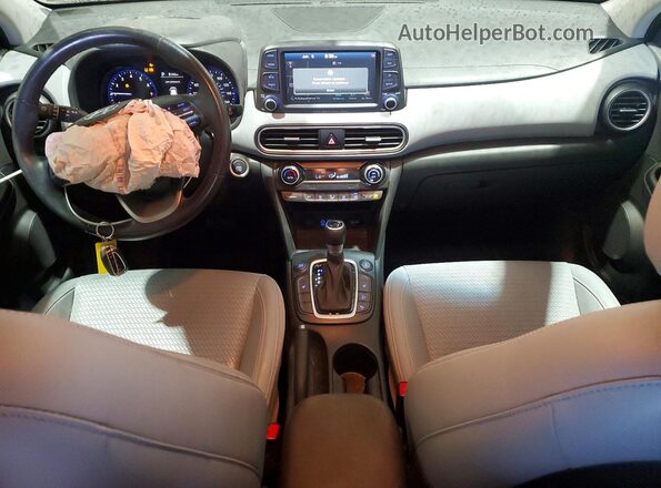 KM8K5CA57LU469326 2020 HYUNDAI KONA Black Dashboard view