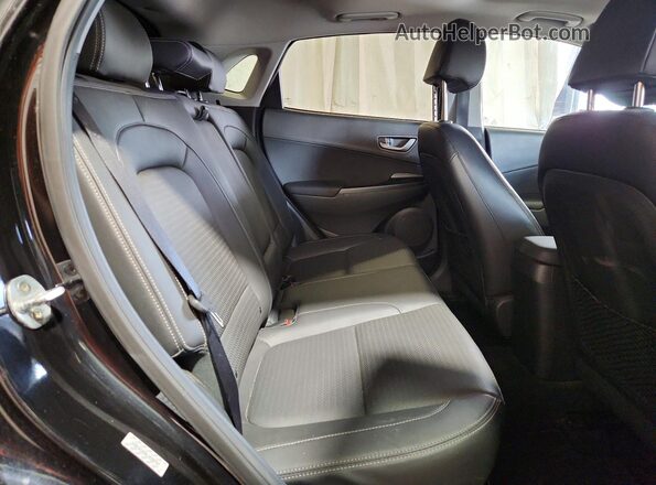 KM8K5CA58LU530747 2020 HYUNDAI KONA Black Вид задніх сидінь