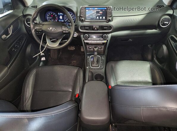 KM8K5CA58LU530747 2020 HYUNDAI KONA Black Вид панелі приладів