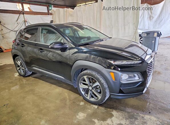 KM8K5CA58LU530747 2020 HYUNDAI KONA Black Передня права чверть