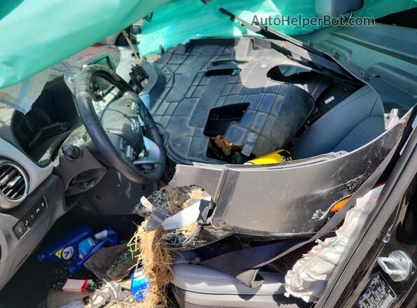 KM8K5CA58MU649741 2021 HYUNDAI KONA Black Widok wnętrza z przodu