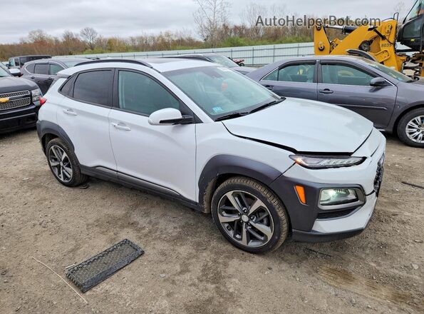 KM8K5CA5XMU625375 2021 HYUNDAI KONA Белый Передняя правая четверть